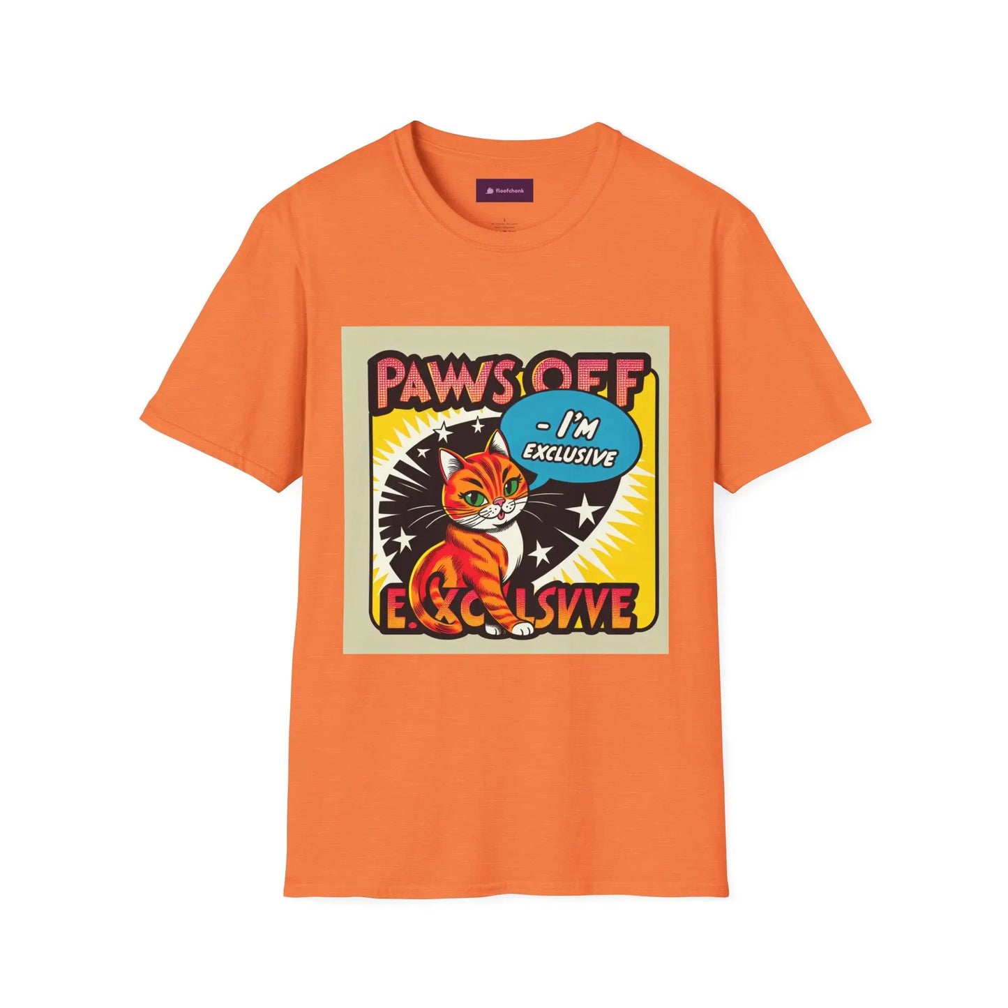 I'm Exclusive, Paw Off Cat Design Unisex T-Shirt Printify