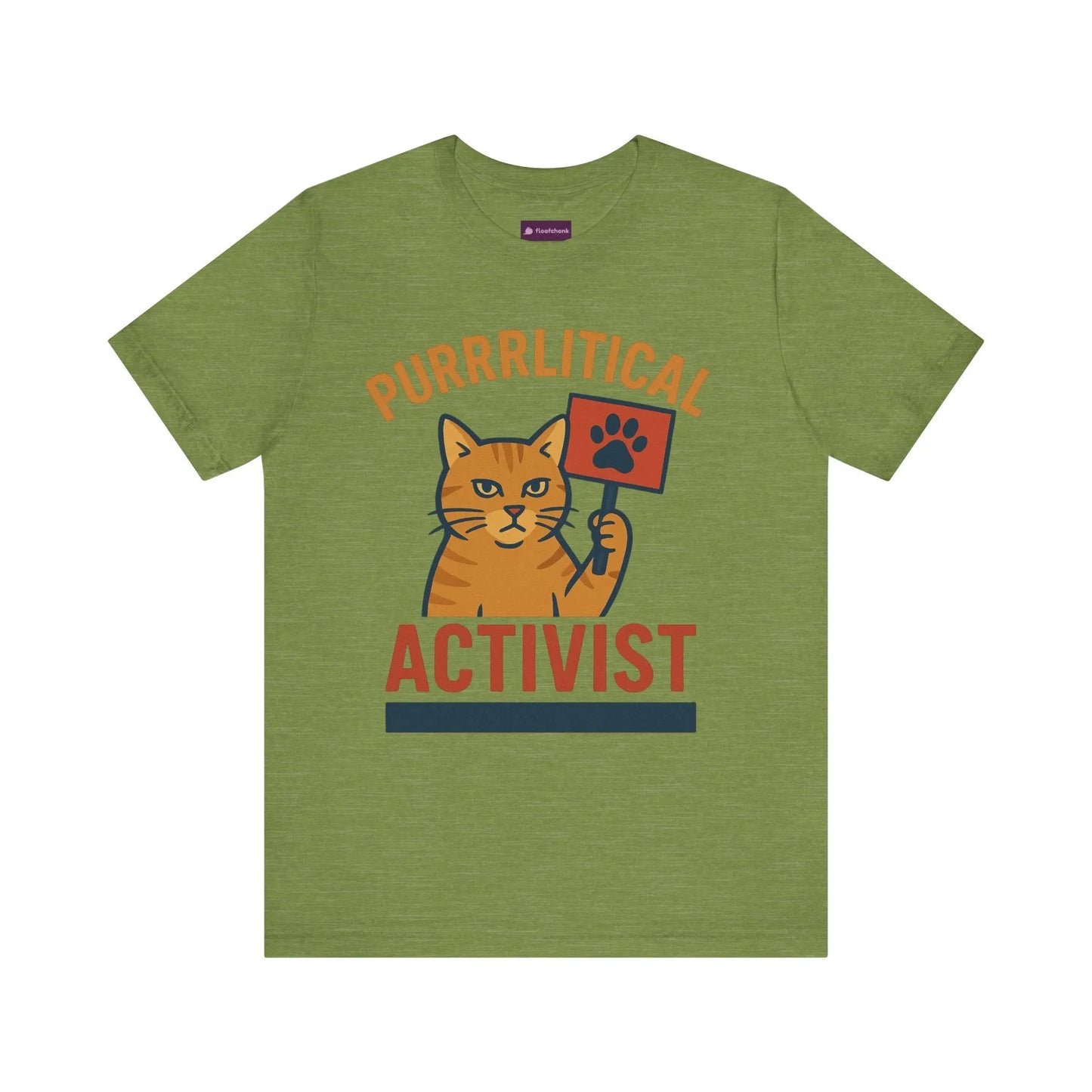 Purrlitical Activist T-Shirt Printify