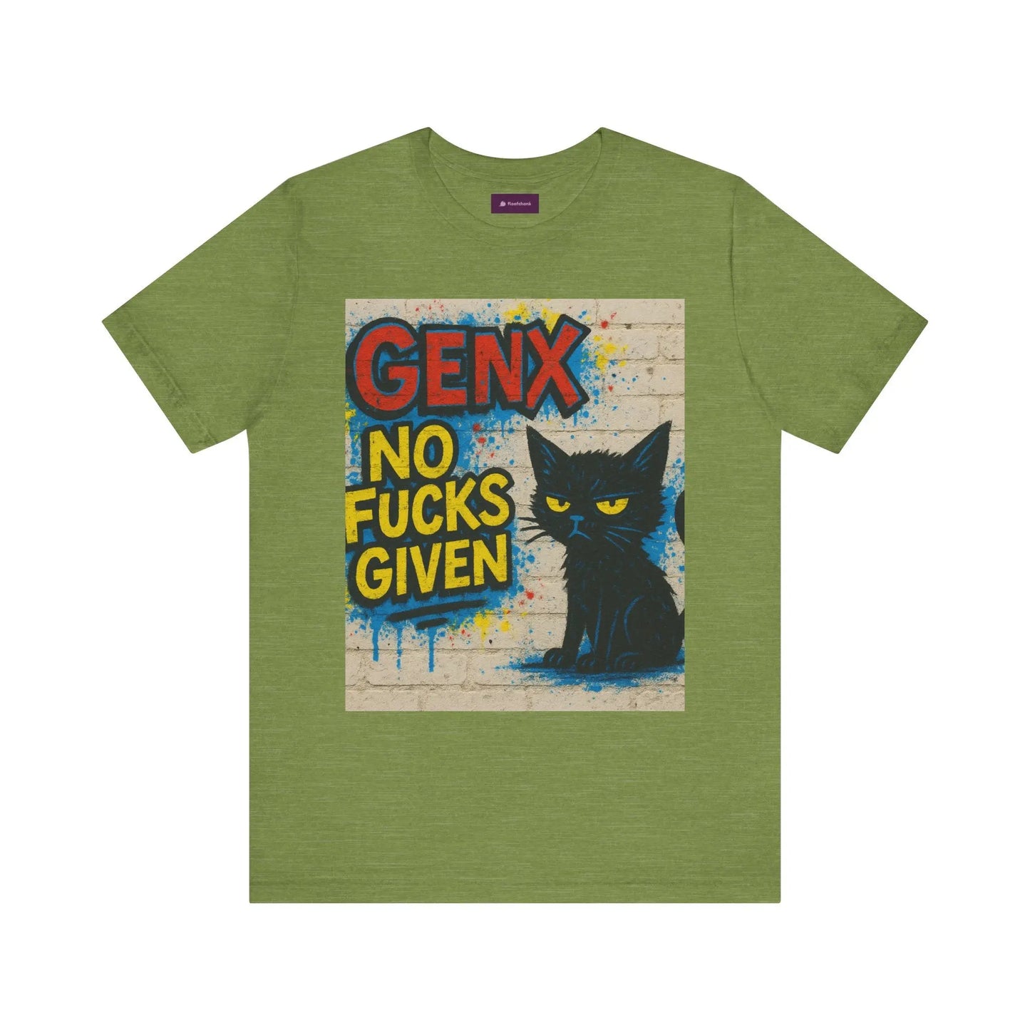 Graphic Cat Tee - Unisex Jersey Short Sleeve T-Shirt for Cat Lovers Printify