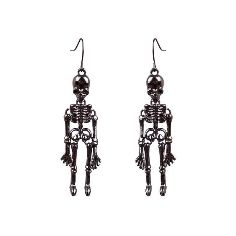 Skeleton Alloy Earrings - FloofChonk