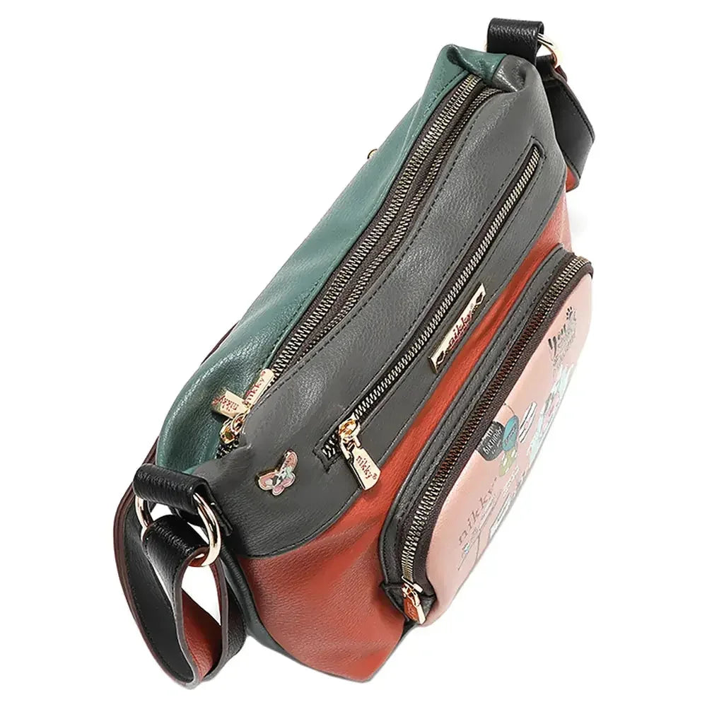 Nicole Lee USA Eco-Leather Adjustable Strap Crossbody Bag - FloofChonk