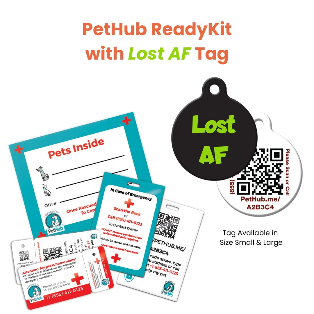 PetHub QR Pet ID Comprehensive ReadyKit – Complete Emergency Kit PetHub