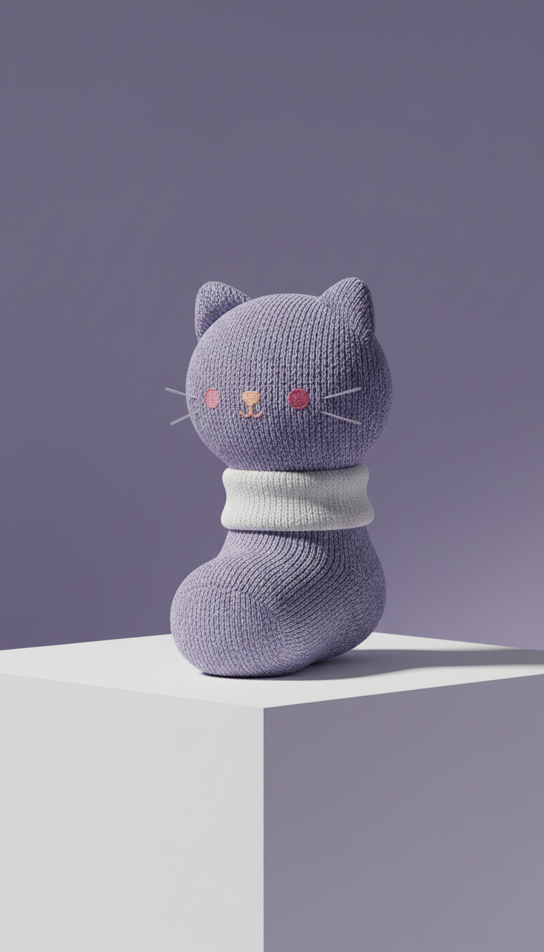 Ceramic Mug With Minimalist Whisker Print