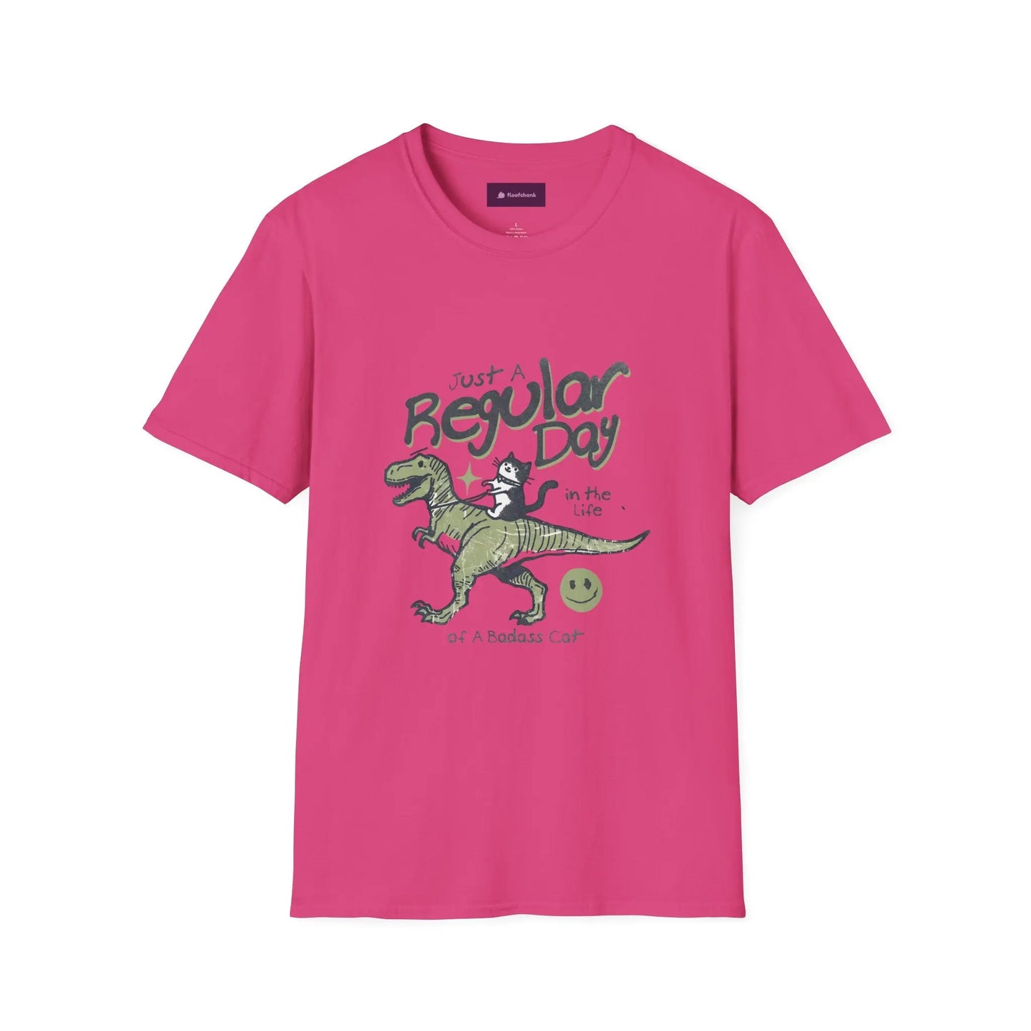 Dinosaur Graphic Tee - Unisex Softstyle T-Shirt for Kids and Adults Printify