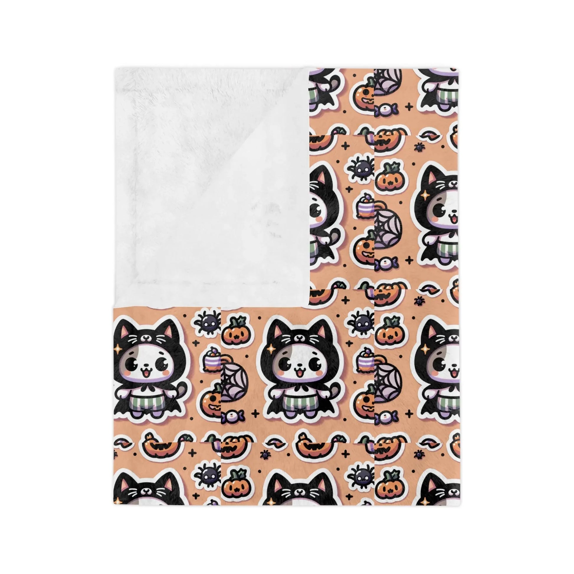 Velveteen Blanket - Cute Animal Themed Cozy Decorative Throw for Kids and Teens - FloofChonk