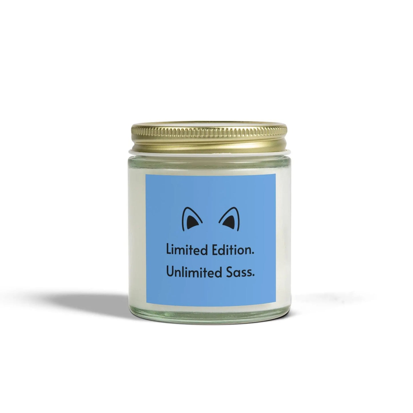Scented Candles with Unlimited Sass | Coconut Apricot Wax | Perfect Gifts for Home Decor, Relaxation, Self-Care, FloofChonk Exclusive Printify