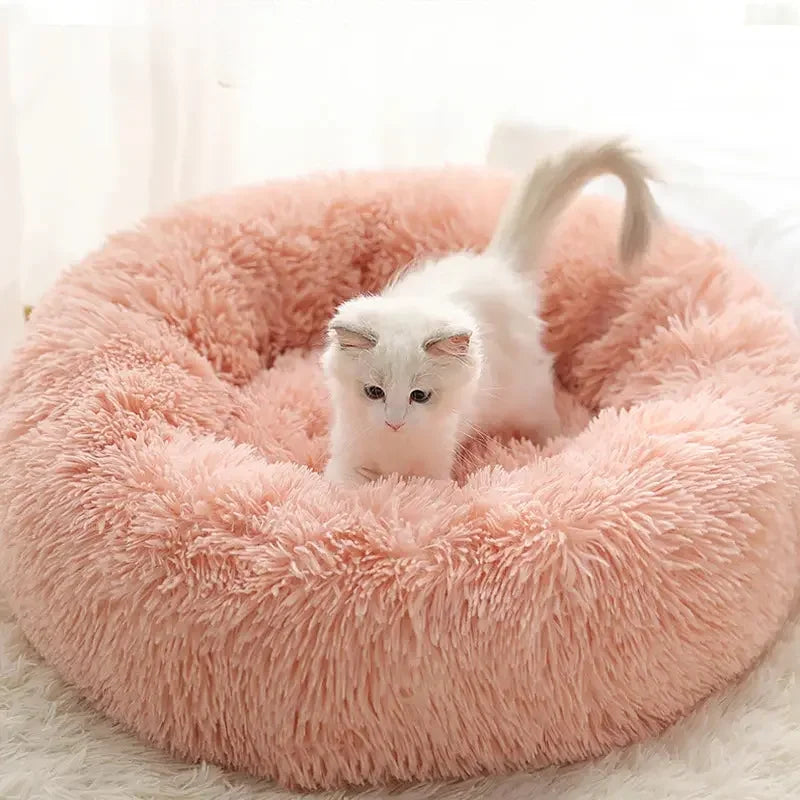 Plush Pet Nest - Warm and Washable Cat Bed - FloofChonk