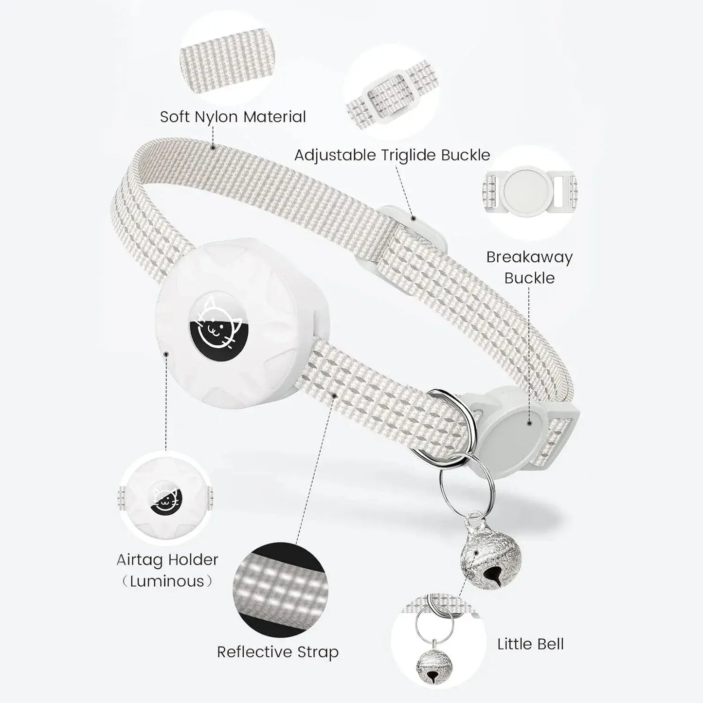 Apple AirTag Cat Collar - FloofChonk