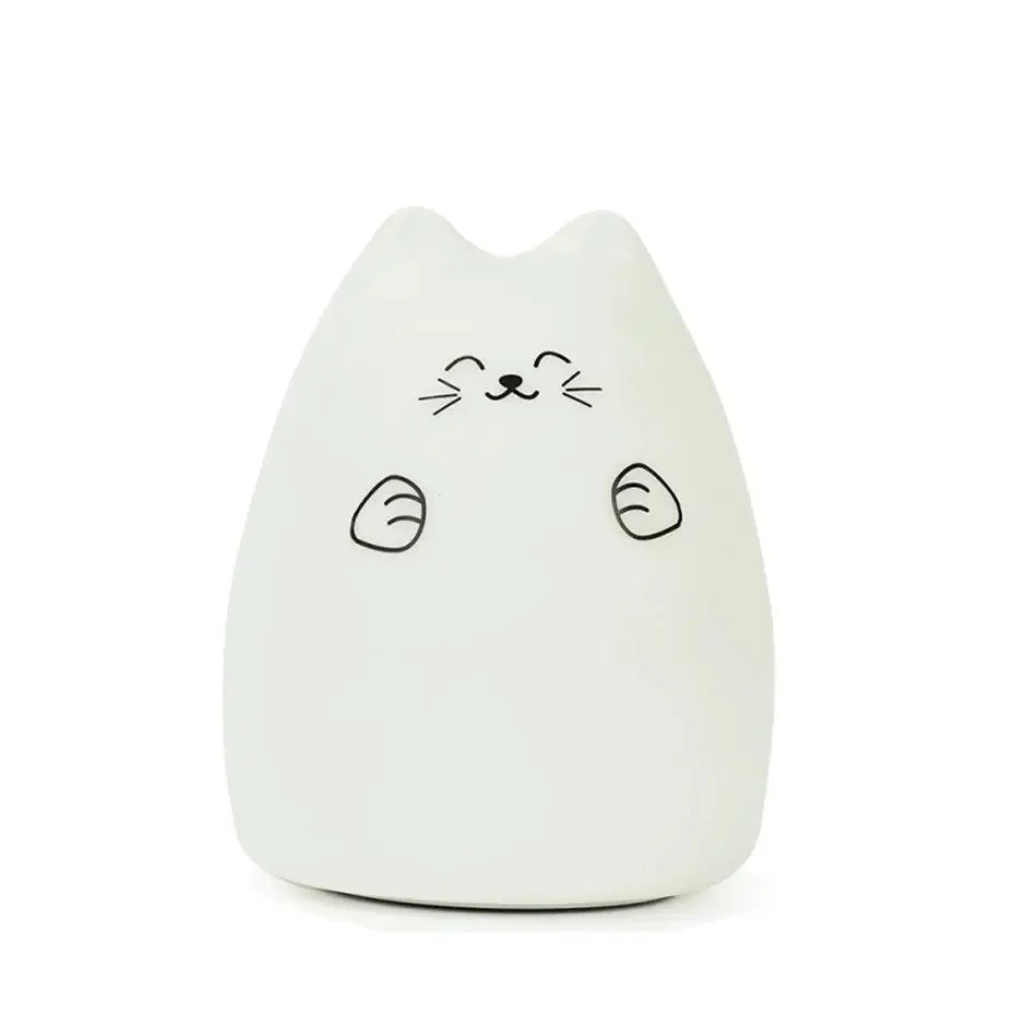 Colorful LED Cat Night Light - FloofChonk
