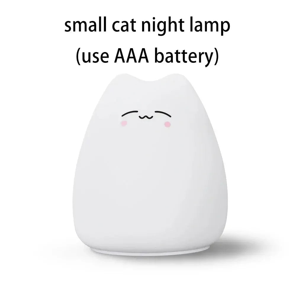 Colorful LED Cat Night Light - FloofChonk