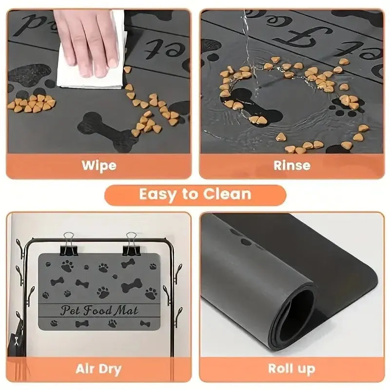 Absorbent Pet Placemat For Food And Water Bowls