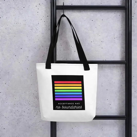 Acceptance Has No Boundaries Tote Bag - FloofChonk