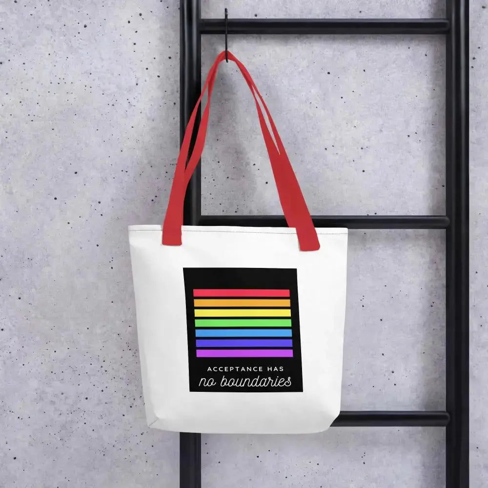 Acceptance Has No Boundaries Tote Bag - FloofChonk