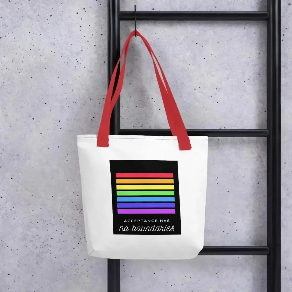 Acceptance Has No Boundaries Tote Bag - FloofChonk