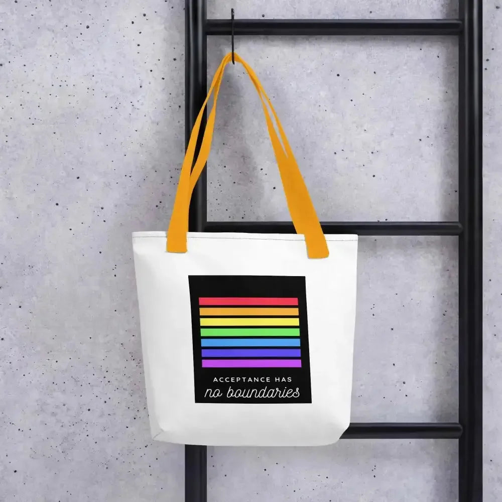 Acceptance Has No Boundaries Tote Bag - FloofChonk