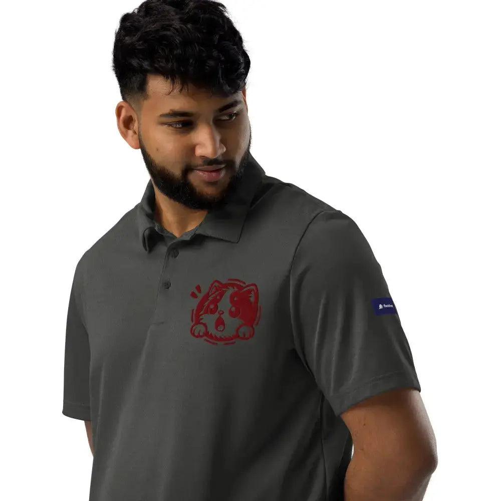 adidas space - dyed polo - FloofChonk
