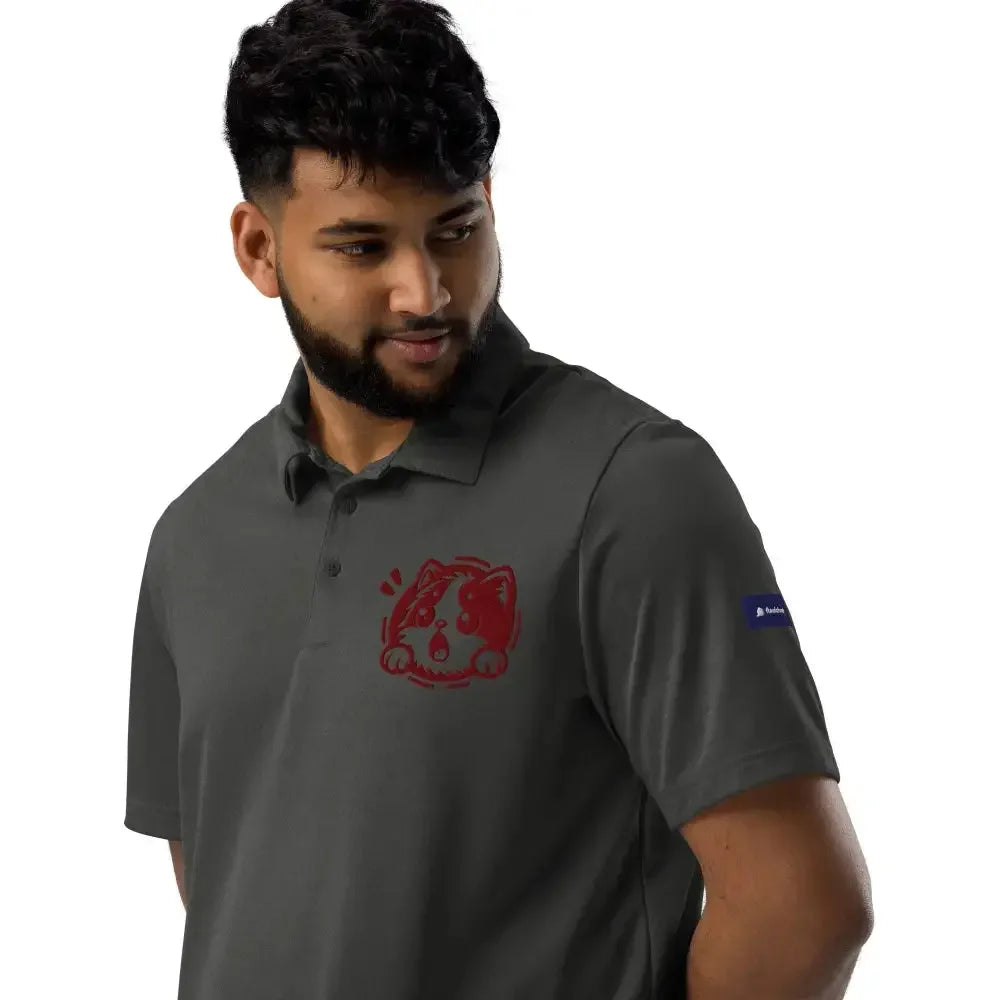 adidas Space-Dyed Polo - FloofChonk