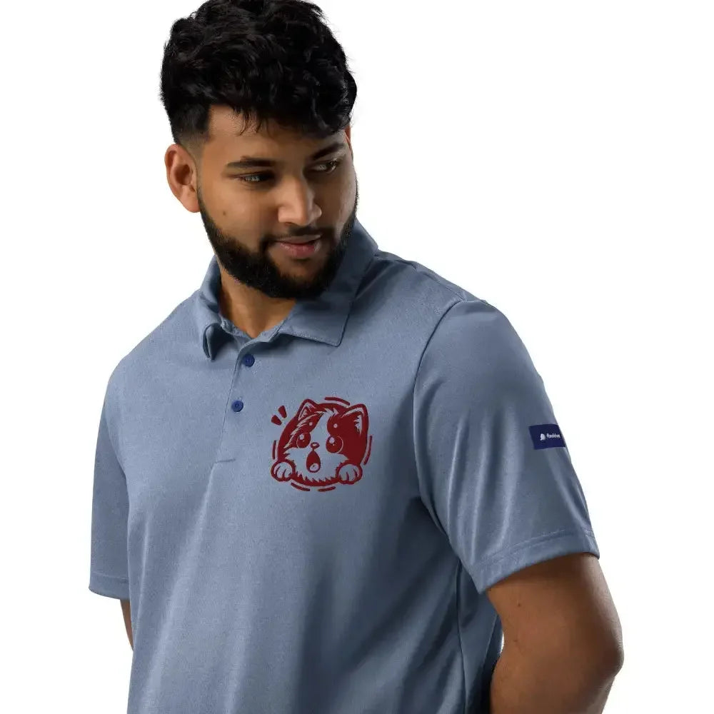 adidas Space-Dyed Polo - FloofChonk