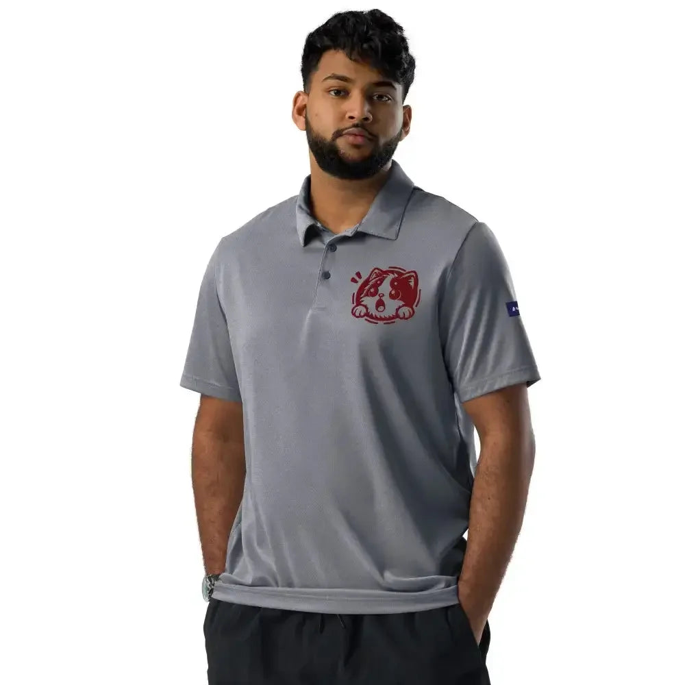 adidas Space-Dyed Polo - FloofChonk