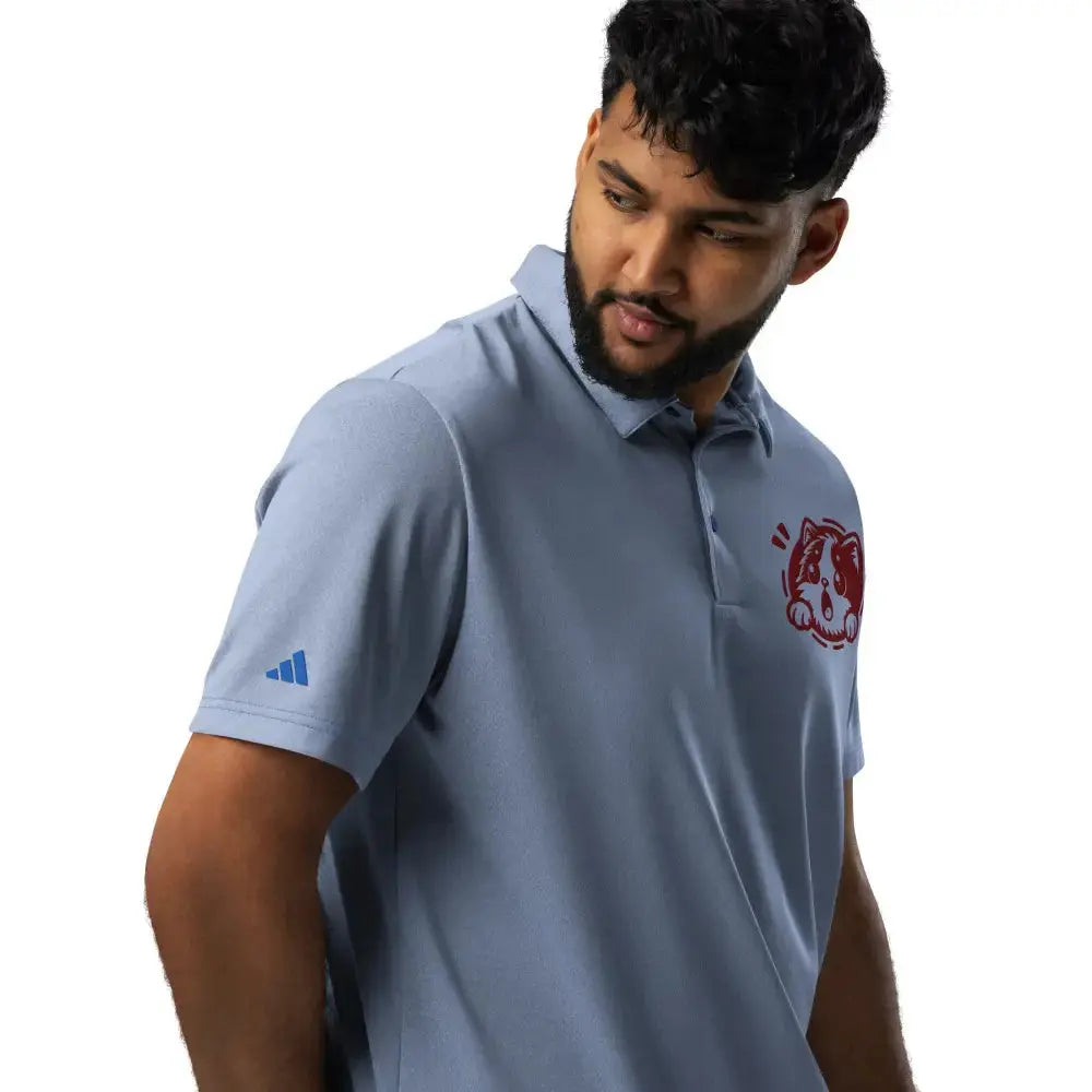 adidas space - dyed polo - FloofChonk