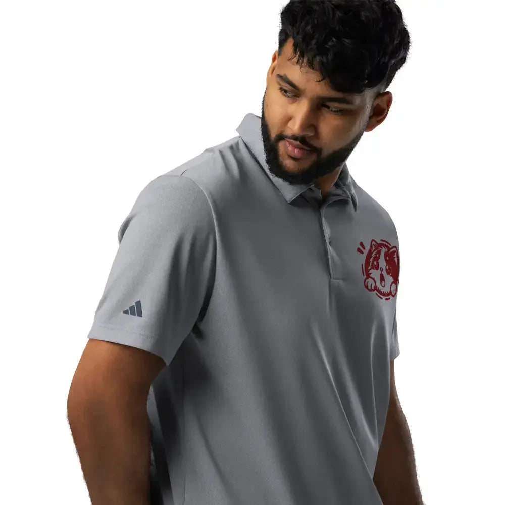 adidas space - dyed polo - FloofChonk