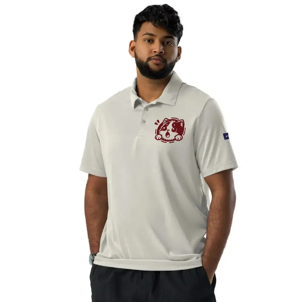 adidas Space-Dyed Polo - FloofChonk