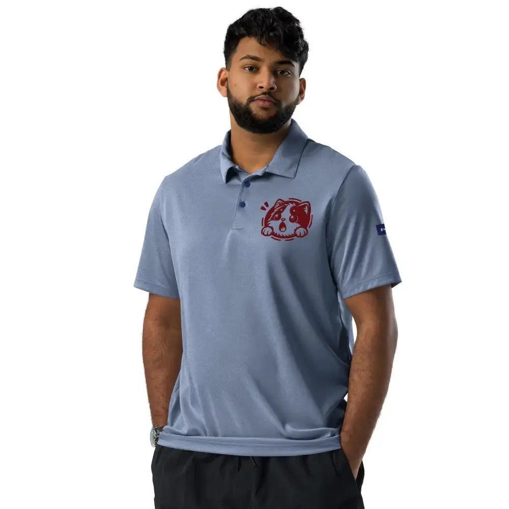 adidas space - dyed polo - FloofChonk
