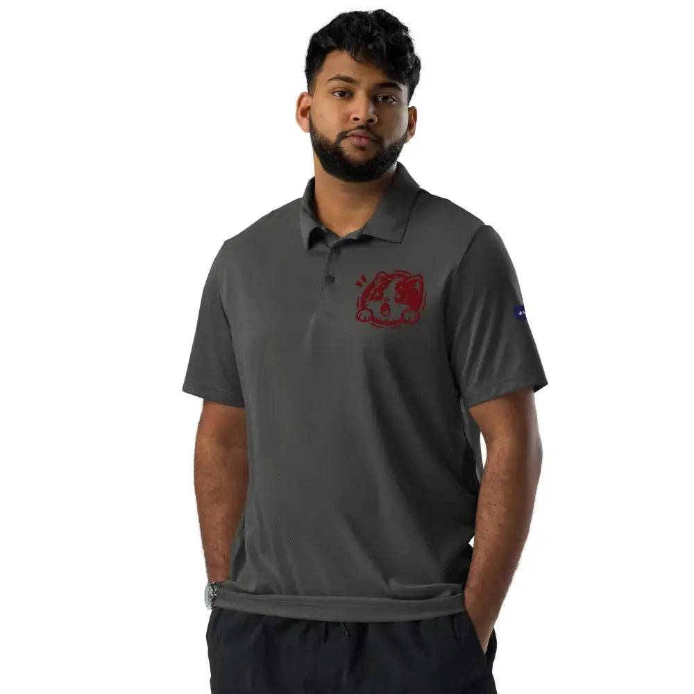 adidas space - dyed polo - FloofChonk