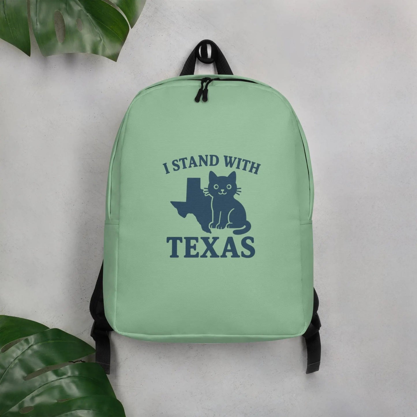 I Stand with Texas Minimalist Backpack - FloofChonk