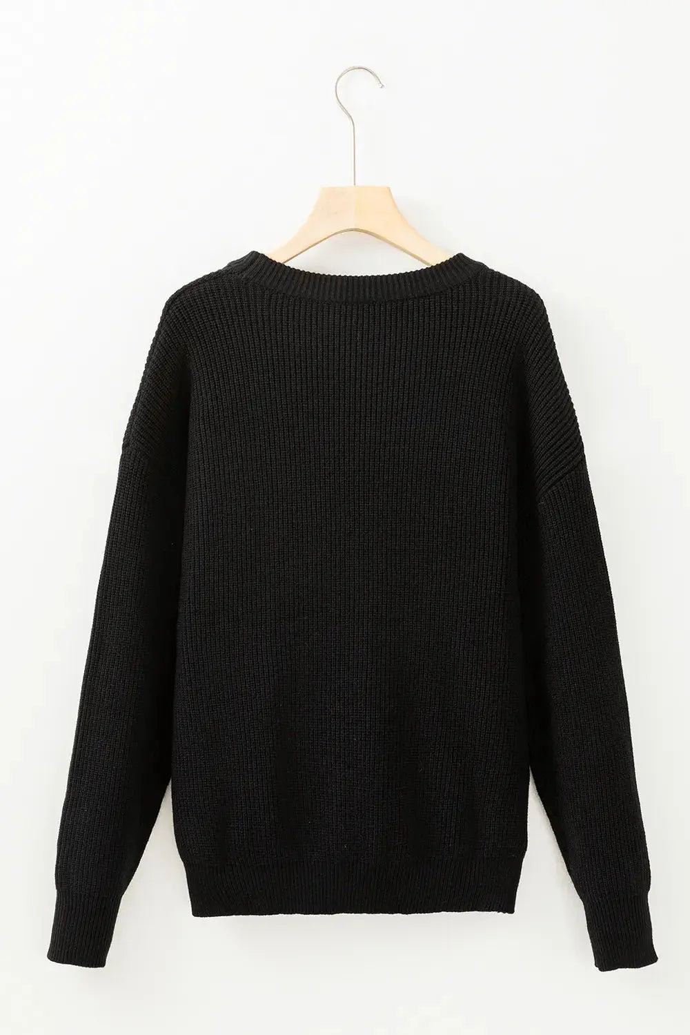 HELLO PUMPKIN Round Neck Long Sleeve Sweater - FloofChonk