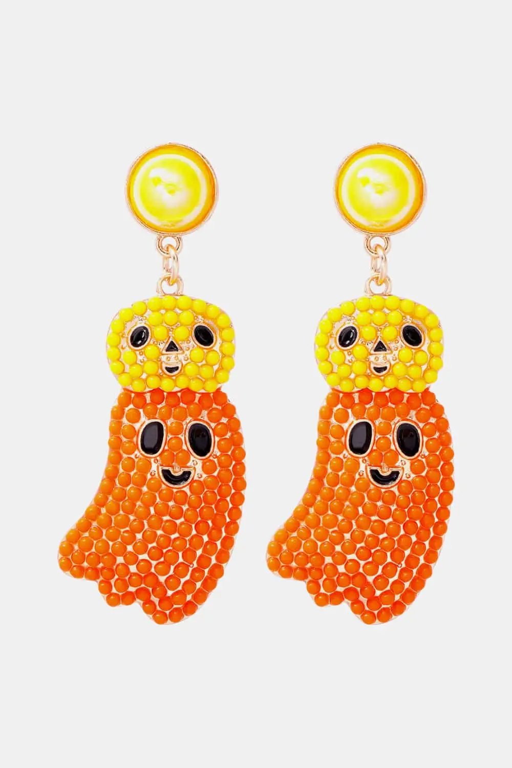 Halloween Ghost Shape Dangle Earrings - FloofChonk