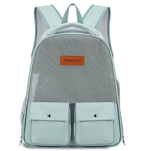 Breathable Large Capacity Backpack Pet Bag Foldable - FloofChonk