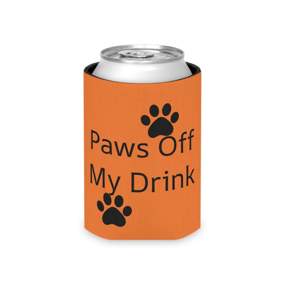 Can Cooler - Paws off my drink can coozy - Regular Can - Accessories
