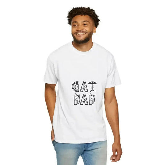 Cat Dad Unisex T-Shirt | Cute Cat Lover Gift, Funny Pet Apparel - FloofChonk