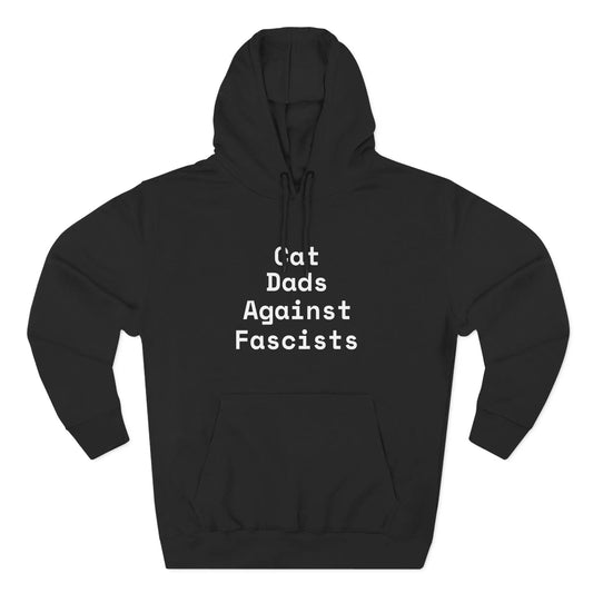 Cat Dads Against Fascists Hoodie - FloofChonk