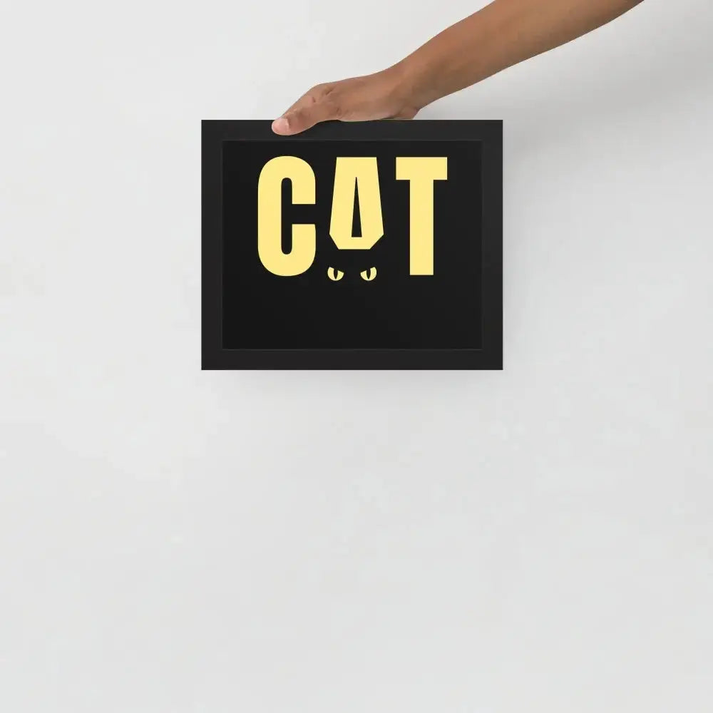 Cat Framed Poster - FloofChonk