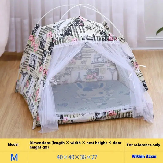 Cat Nest Summer Tent Kennel Four Seasons Universal - FloofChonk