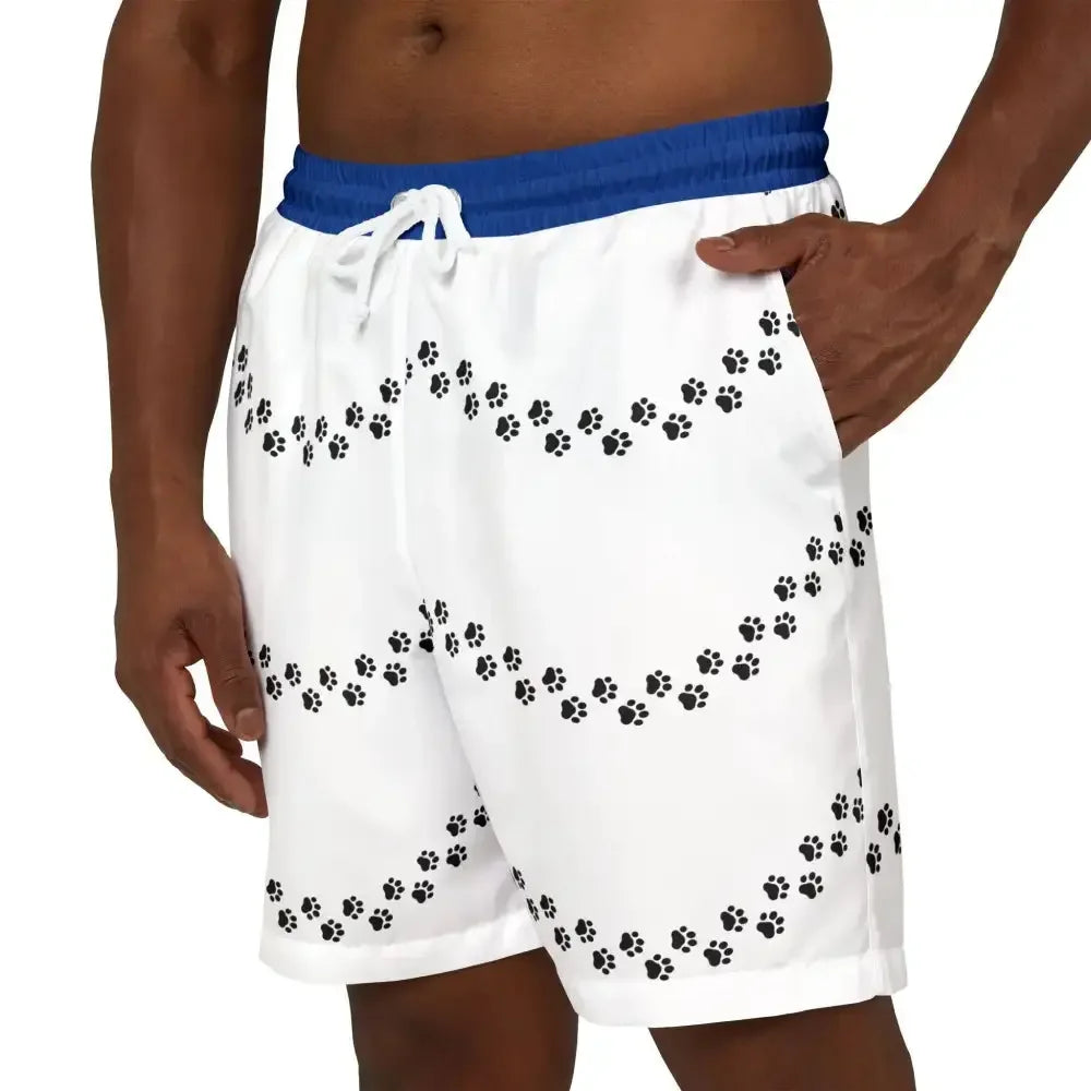 Cat Paws Unisex Swim Shorts - FloofChonk