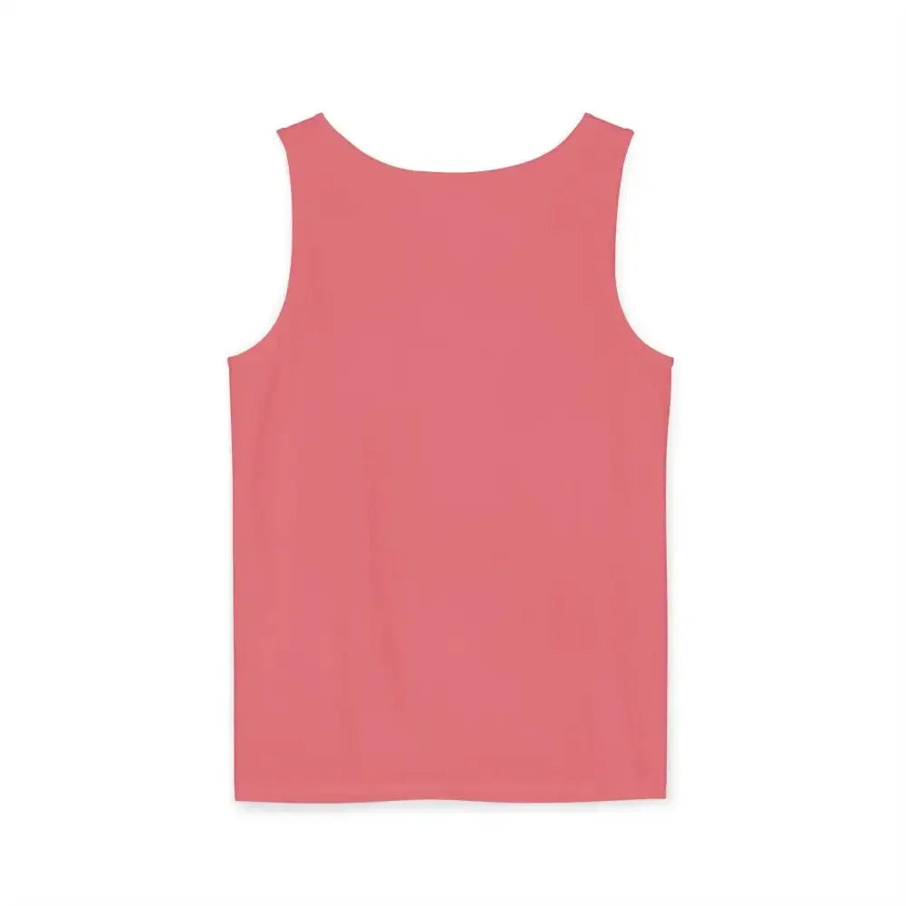 Cat Tank Top - Summer Vibes Unisex Garment-Dyed Tank Top - FloofChonk