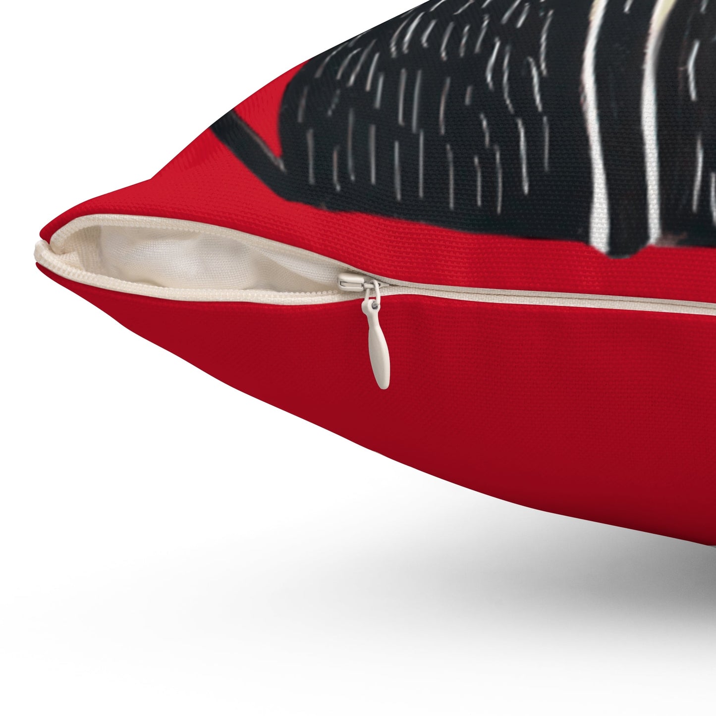 Cat Trio Decorative Pillow — Cute Red Heart Kittens Throw Pillow - FloofChonk