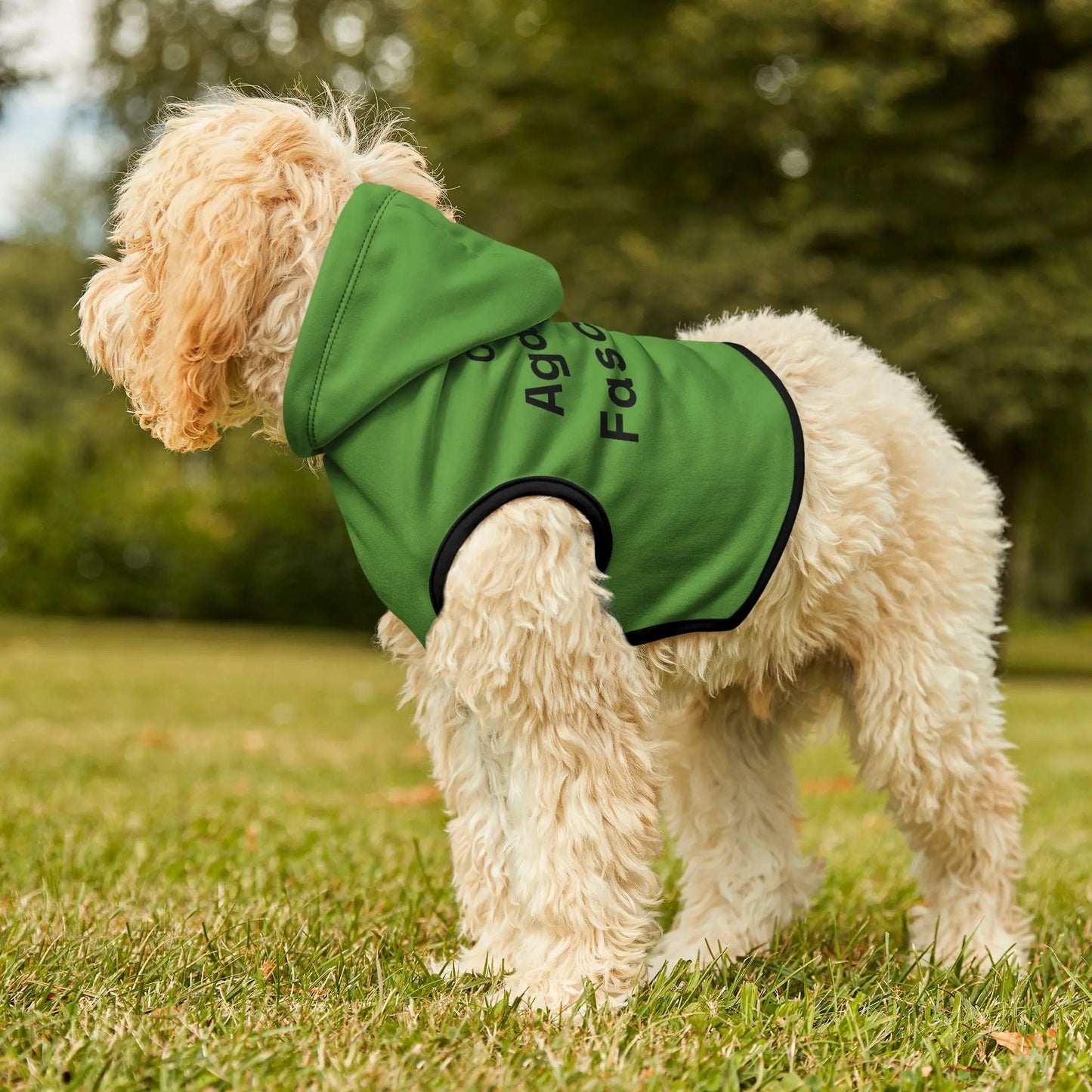 Cats Against Fascists Pet Hoodie - FloofChonk
