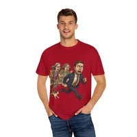 Cats Chasing Figure T-Shirt Funny - T-Shirts