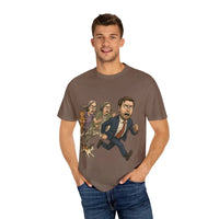 Cats Chasing Figure T-Shirt Funny - T-Shirts