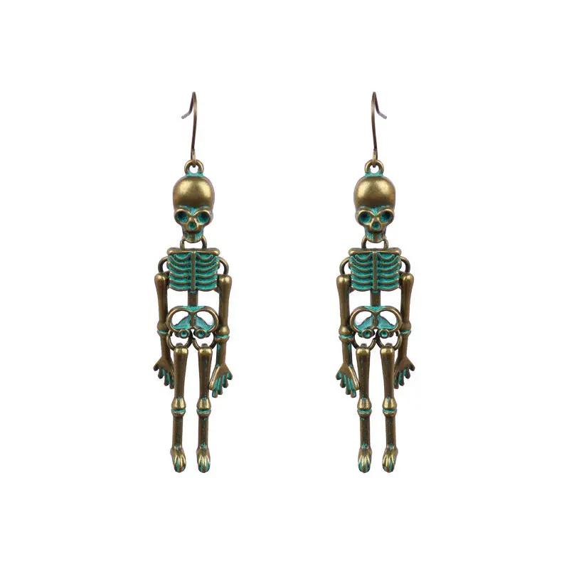 Skeleton Alloy Earrings - FloofChonk