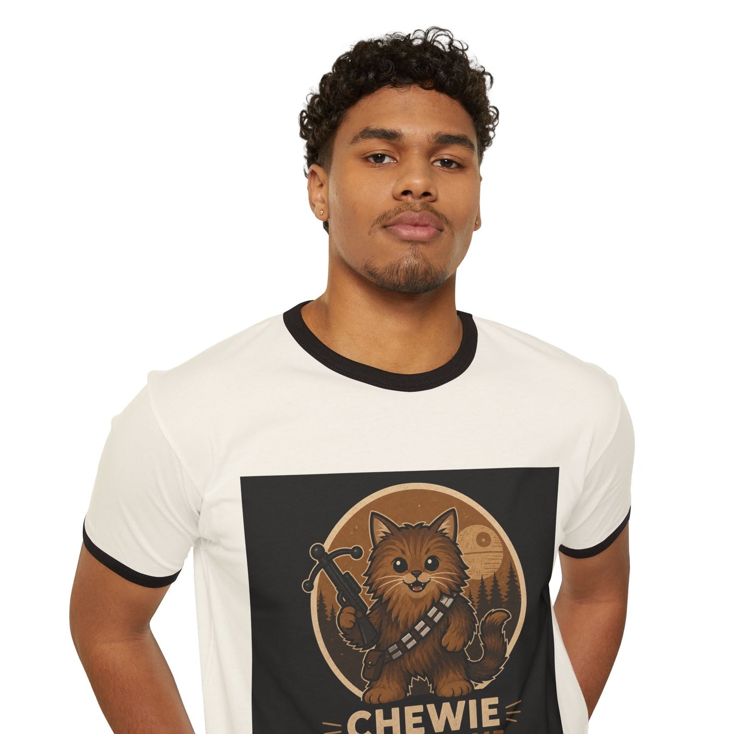 Chewie We're Home Meow Ringer T-Shirt - FloofChonk