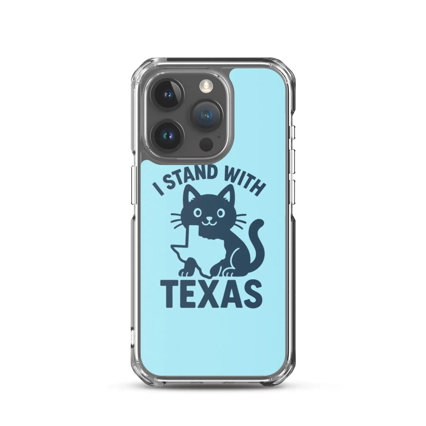 I Stand with Texas Clear Case for iPhone® - FloofChonk