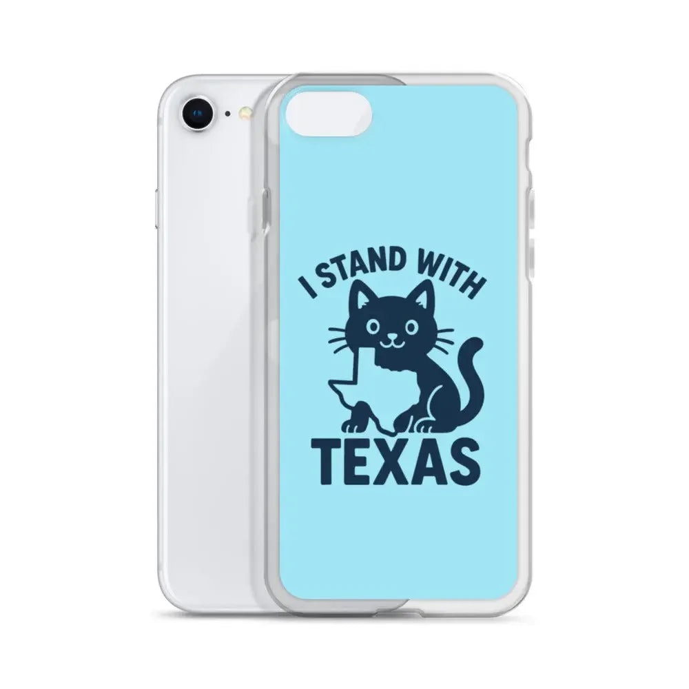 I Stand with Texas Clear Case for iPhone® - FloofChonk