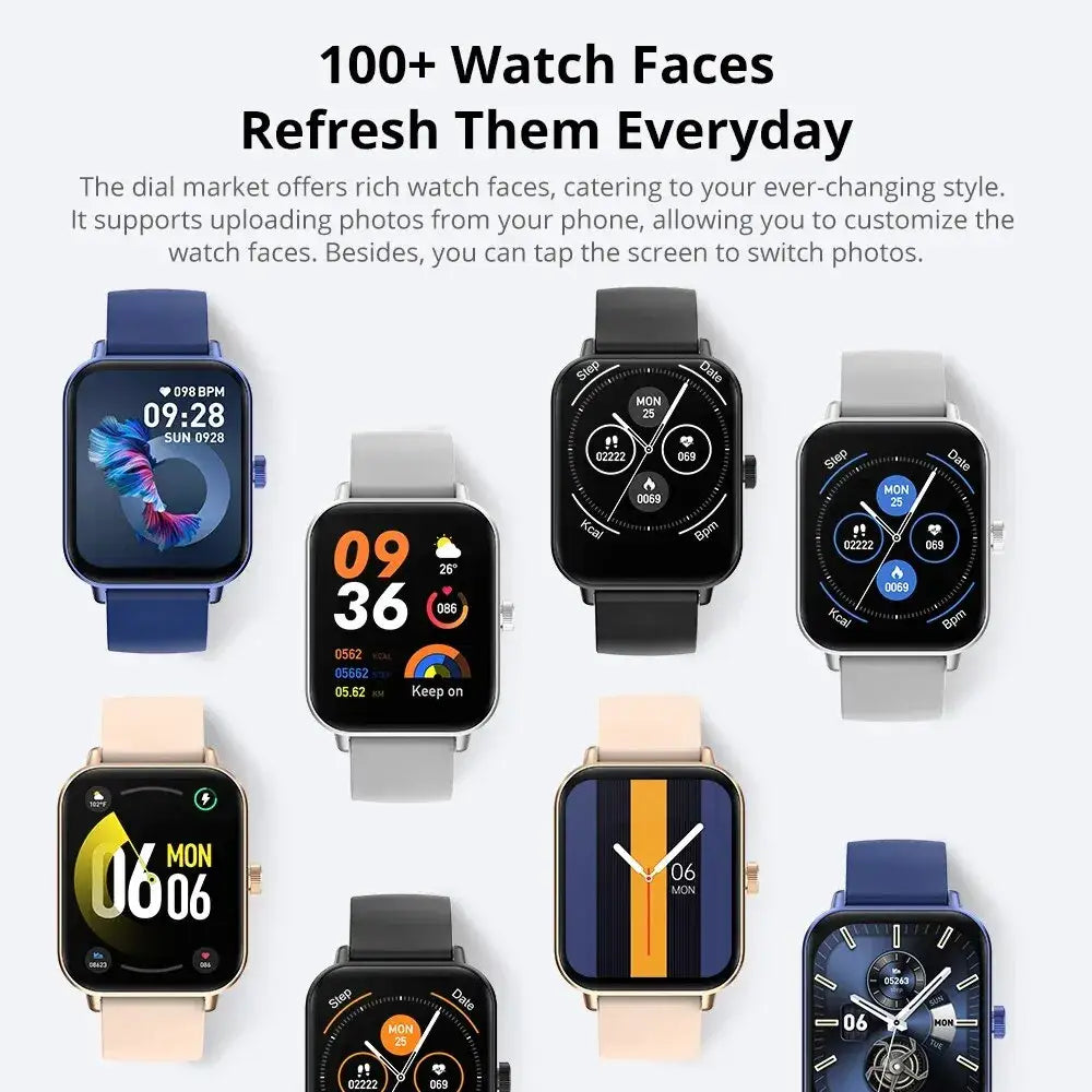 COLMI P81 Voice Calling Smart Watch Ultra 1.9’’ HD Screen 24H Health Monitor 100 + Sports Modes 200 + Watch Faces