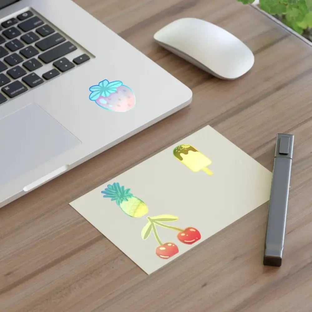 Colorful Fruit & Dessert Sticker Sheets | Fun Planners, Scrapbooking, Kids’ Crafts, Party Favors, DIY Projects - FloofChonk