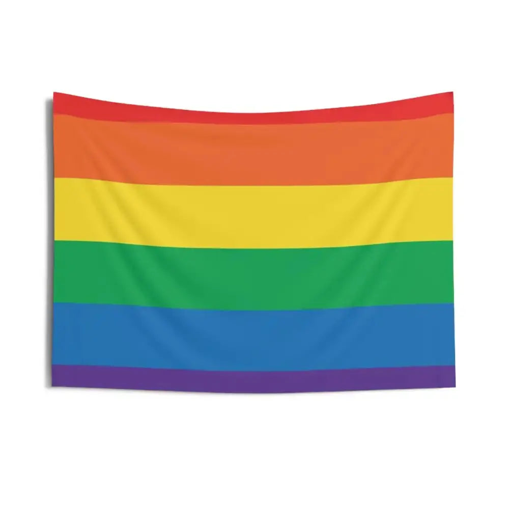 Colorful Rainbow Pride Wall Tapestry - FloofChonk